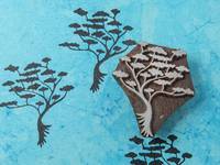 Blockwallah Stempel - Wolken Baum Blockwallah Stempel - Wolken Baum