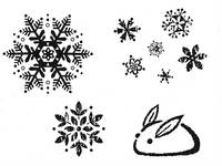 Stempelset Schneehase Stempelset Schneehase