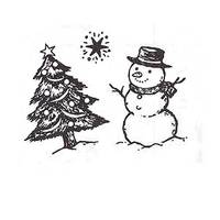 Stempelset Schneemann Stempelset Schneemann