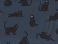 Katzen dunkelblau Katzen dunkelblau