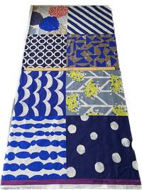 Echino Mingle blue Panel Echino Mingle blue Panel