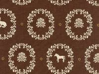Echino Ornament braun Echino Ornament braun