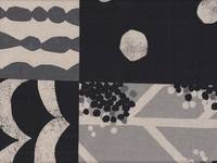 Echino Mingle black Panel Echino Mingle black Panel
