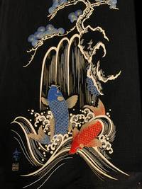 Panel Koi schwarz Panel Koi schwarz