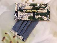 Gesichtsmaske Kranich Welle Blau Gesichtsmaske Kranich Welle Blau