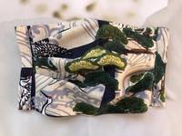 Gesichtsmaske Kranich Welle Blau Gesichtsmaske Kranich Welle Blau