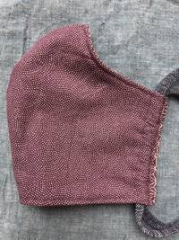 Gesichtsmaske Rund Samekomon - Asanoha lila Gesichtsmaske Rund Samekomon - Asanoha lila