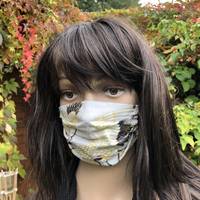 Gesichtsmaske Kranich Welle Grau Gesichtsmaske Kranich Welle Grau