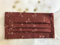 Gesichtsmaske Libelle rot Gesichtsmaske Libelle rot