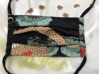 Gesichtsmaske Drache schwarz Gesichtsmaske Drache schwarz