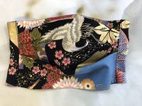 Gesichtsmaske Kranich Fuji schwarz Gesichtsmaske Kranich Fuji schwarz