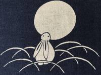 Panel Hasen blau Panel Hasen blau