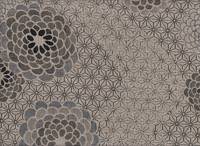 Kiku Asanoha schwarz Jacquard Kiku Asanoha schwarz Jacquard