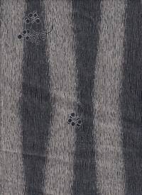 Blumen Streifen grau Jacquard Blumen Streifen grau Jacquard