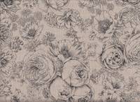 Wachstuch Rose Garden black Wachstuch Rose Garden black