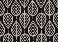 Wachstuch Blätter schwarz Wachstuch Blätter schwarz