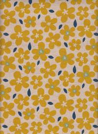 Wachstuch Blumen gelb Wachstuch Blumen gelb