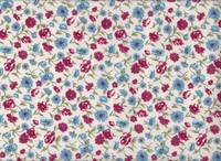 Wachstuch Blumen creme Wachstuch Blumen creme