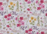 Wachstuch Blumenwiese grau Wachstuch Blumenwiese grau