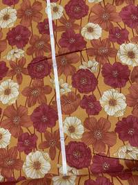 Wachstuch Classic Flower orange Wachstuch Classic Flower orange