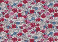 Wachstuch Closet Flower red Wachstuch Closet Flower red