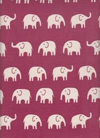 Wachstuch Elefanten pink