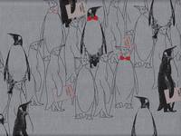 Wachstuch Pinguine hellblau Wachstuch Pinguine hellblau