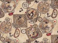 Wachstuch Alice im Wunderland beige Wachstuch Alice im Wunderland beige