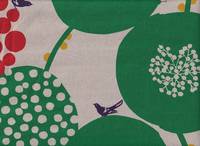 Wachstuch Echino Big berry green Wachstuch Echino Big berry green