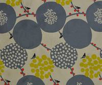 Wachstuch Echino Big berry gray Wachstuch Echino Big berry gray