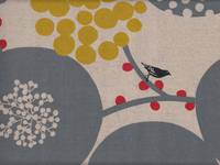 Wachstuch Echino Big berry gray Wachstuch Echino Big berry gray