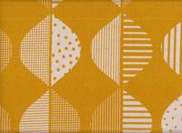 Wachstuch Nordic leaf mustard Wachstuch Nordic leaf mustard