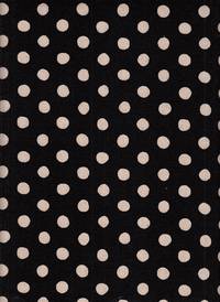 Wachstuch Punkte schwarz Wachstuch Punkte schwarz