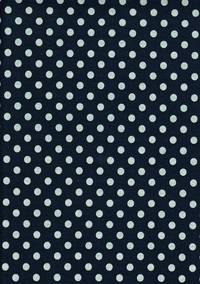 Wachstuch Glitzer Punkte navy Wachstuch Glitzer Punkte navy