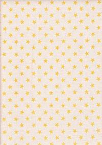 Wachstuch Glitzer Sterne natur gelb Wachstuch Glitzer Sterne natur gelb