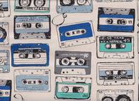 Wachstuch Mix Tape natur Wachstuch Mix Tape natur