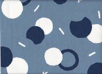 Wachstuch Punkte blau Wachstuch Punkte blau