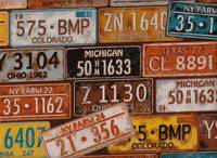 Wachstuch American Numbers Wachstuch American Numbers