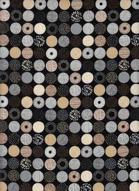 Wachstuch Simple Nordic black Wachstuch Simple Nordic black