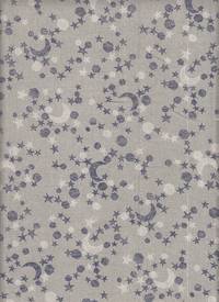 Wachstuch Moon & Stars gray Wachstuch Moon & Stars gray