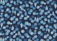 Wachstuch Dots and drops blue Wachstuch Dots and drops blue