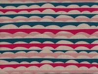 Wachstuch Nami waves pink blue Wachstuch Nami waves pink blue