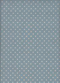 Reststück Wachstuch Punkte hellblau 74cm Reststück Wachstuch Punkte hellblau 74cm