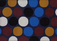 Wachstuch Punkte dunkelblau silber Wachstuch Punkte dunkelblau silber