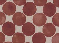 Wachstuch Punkte groß terrakotta Wachstuch Punkte groß terrakotta