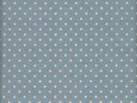 Reststück Wachstuch Punkte hellblau 74cm Reststück Wachstuch Punkte hellblau 74cm