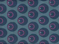 Wachstuch 2 design pattern - Circle Flower blue Wachstuch 2 design pattern - Circle Flower blue