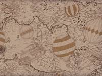 Wachstuch Voyage sepia Wachstuch Voyage sepia