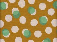 Wachstuch Shadow dots mustard Wachstuch Shadow dots mustard