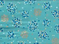 Wachstuch Hanabi flower light blue Wachstuch Hanabi flower light blue